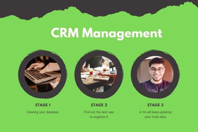I will provide CRM management and support
