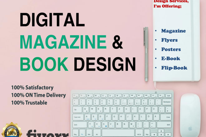 I will provide digital magazine, flyer and ebook design services