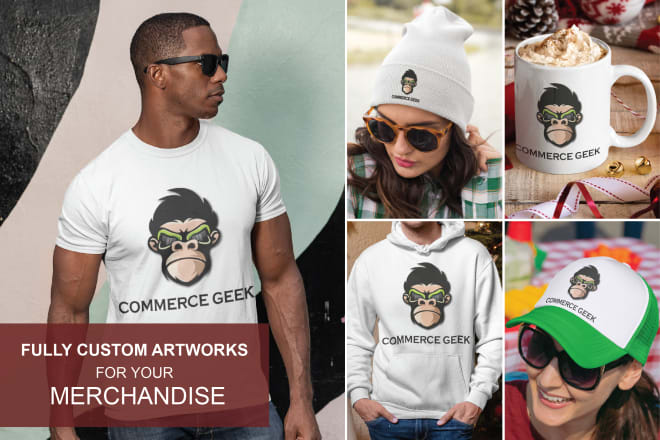 I will provide eye catching clothing and merchandise design