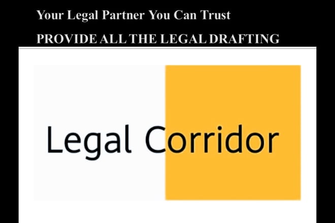 I will provide legal document, customized legal contract