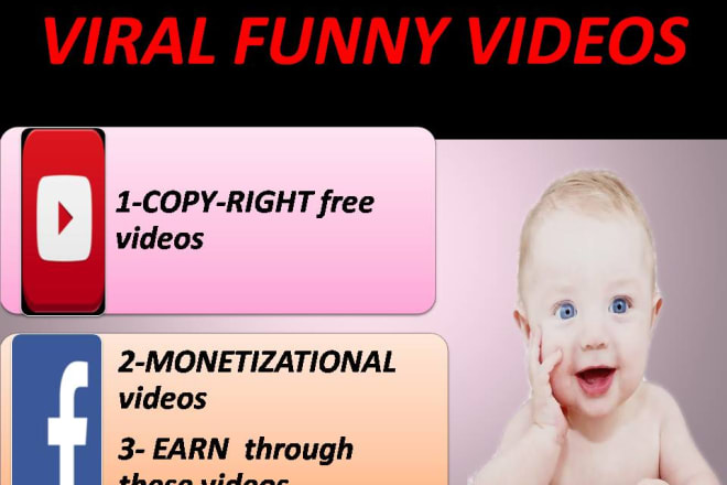 I will provide monetize viral videos for youtube facebook