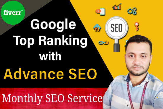 I will provide monthly SEO service to get top rank on google