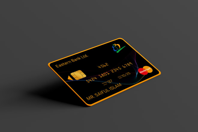 I will provide premium master card, visa card, credit card design