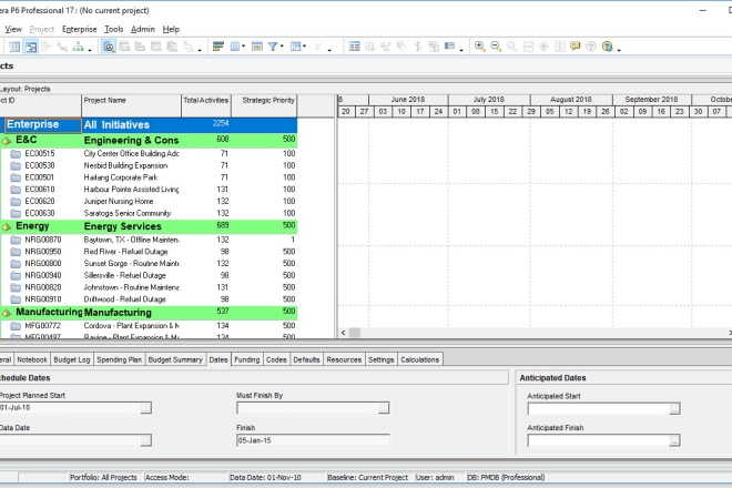 I will provide project scheduling services using primavera p6