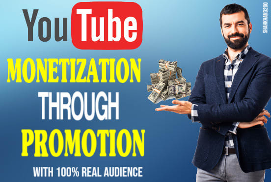 I will provide real youtube monetization