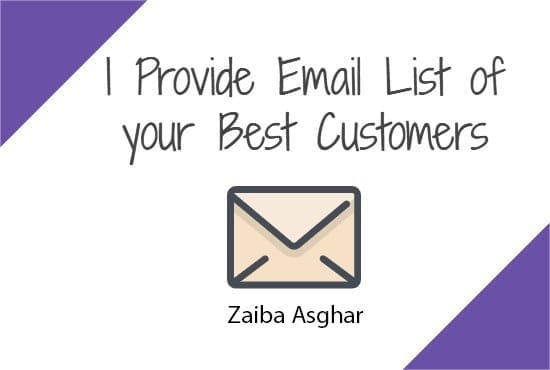 I will provide you 10,000 verified niche based email address