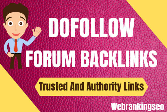 I will provide you 15 high domain authority forum posting backlinks