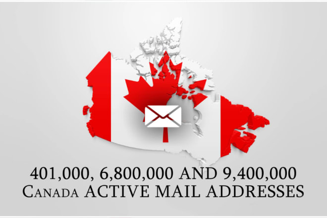 I will provide you canada large email lists