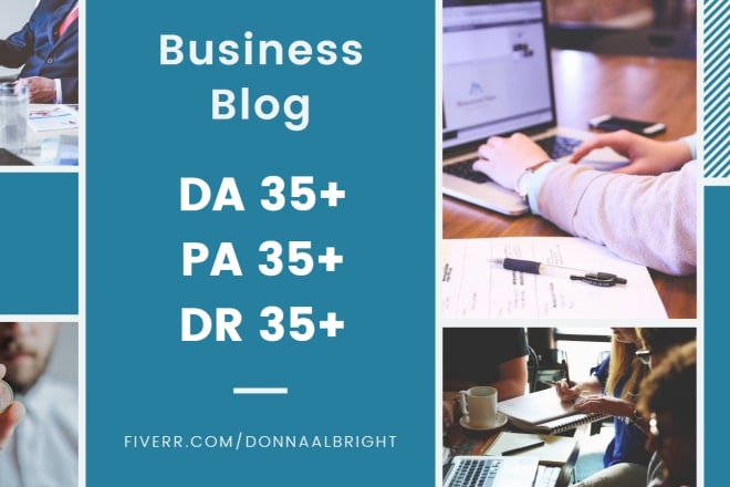 I will publish a guest post on a business blog da 36