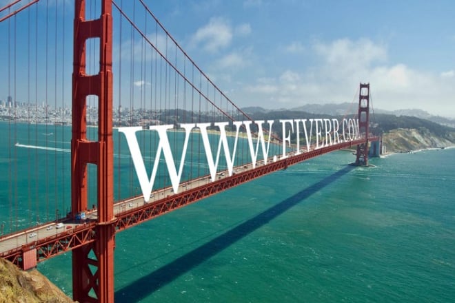 I will put your name or message on golden gate bridge san francisco