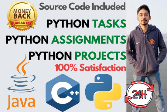 I will python scripts,python programming, python code,python assignments,python project