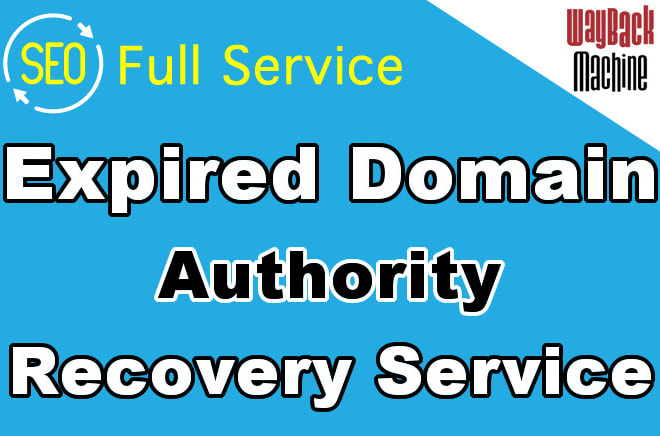 I will recover expired domain authority