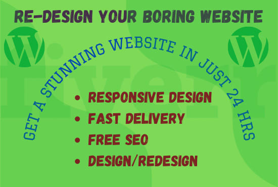 I will redesign your boring wordpress website into the coolest one