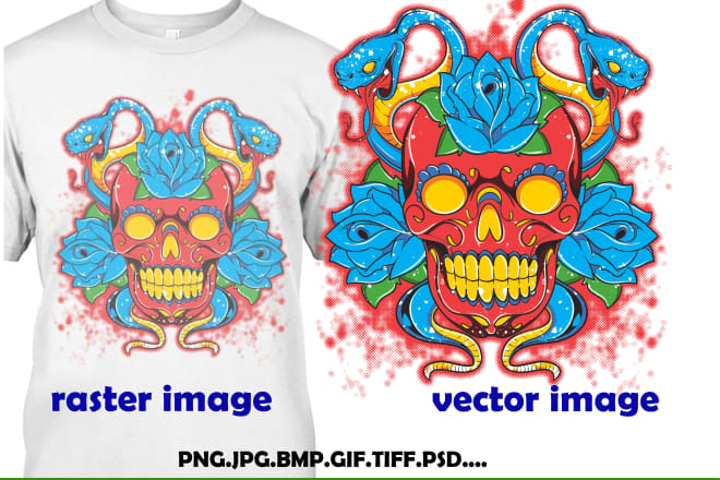 I will redraw and tracing design from t shirt, logo raster to vector illustrator