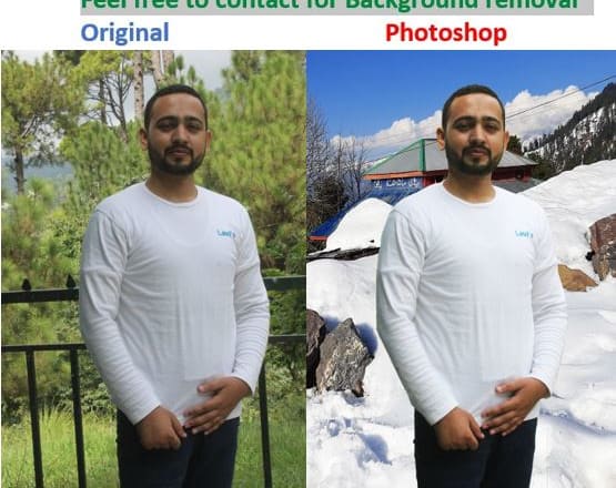 I will remove background of photos using adobe photoshop