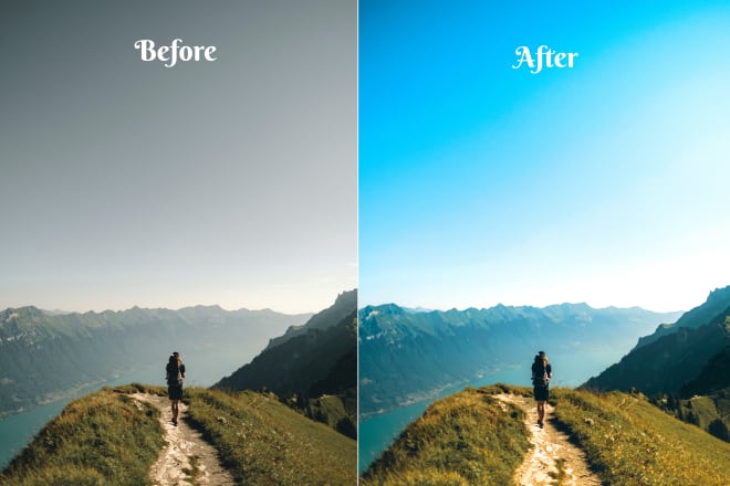 I will retouch your photos in lightroom