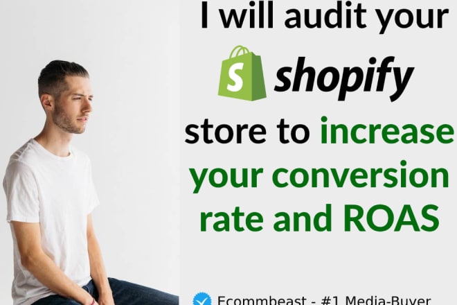 I will review your shopify store for a crazy conversion rate and sales in shopify