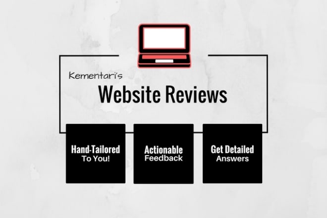 I will review your website and suggest viable improvements
