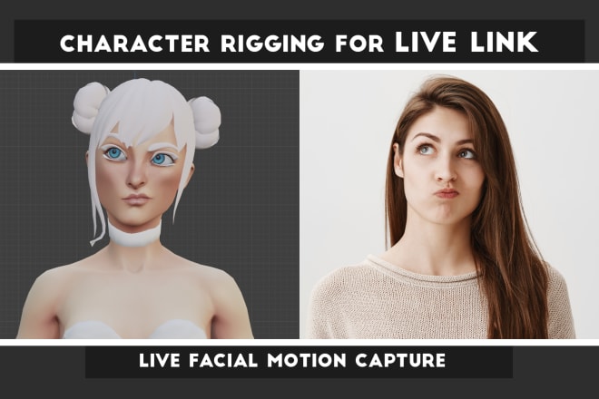 I will rig your character for facial mocap in unreal engine 4