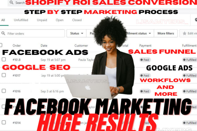 I will run conversion shopify marketing and promotion facebook ads for shopify sales