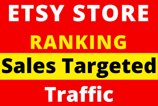 I will sales boosting etsy promotion for increase sales 100k web traffic