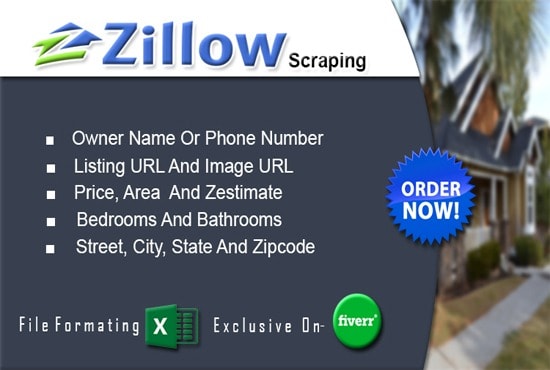 I will scrap zillow records with all information
