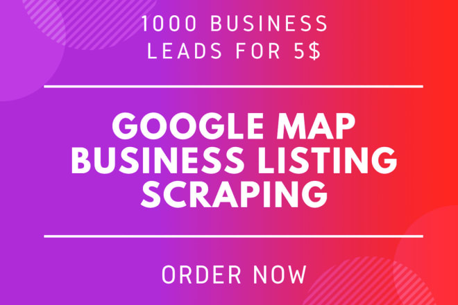 I will scrape leads from google maps including emails