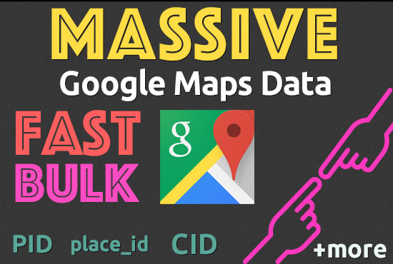 I will scrape massive google maps gmb data very fast and more