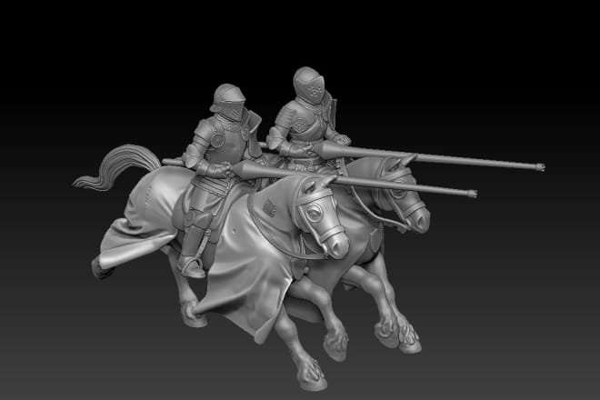 I will sculpt miniatures for 3d printing in real tabletop scale