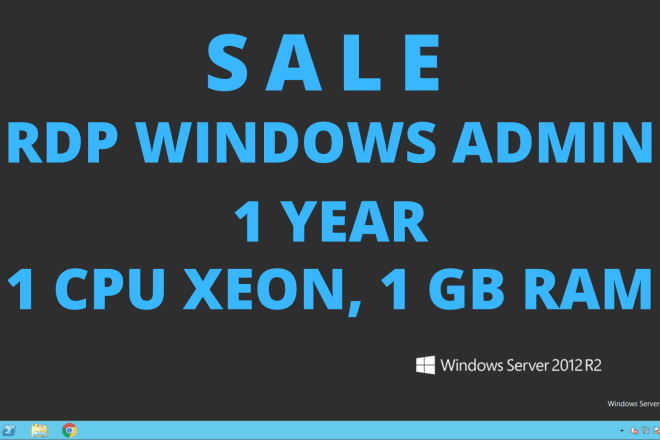 I will sell rdp windows for 1 year full guaranteed