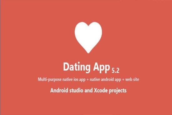 I will selling online dating app web version ios and android apps