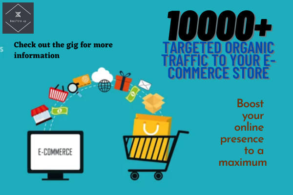 I will send 10k organic traffic to your e commerce store