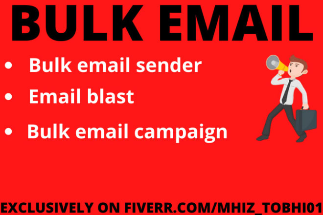 I will send 50million direct to inbox email blast bulk email,bulk email sender