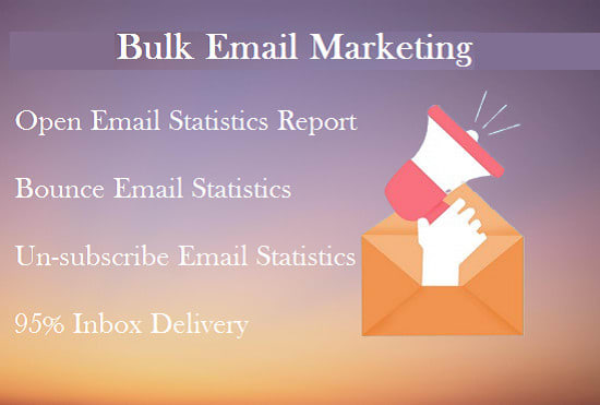 I will send bulk emails and email marketing services