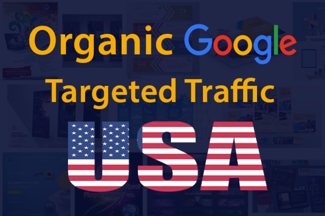 I will send google USA traffic with SEO keywords