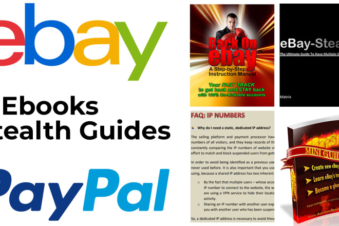 I will send you ebay stealth guide 4 ebooks pdf