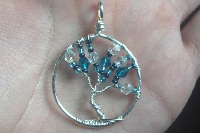 I will send you this sterling plated winter tree pendant