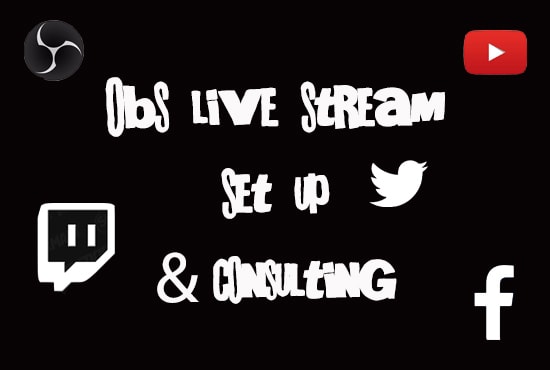 I will set up and consult obs live stream