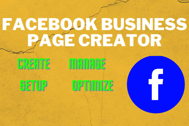 I will set up and facebook business page creator