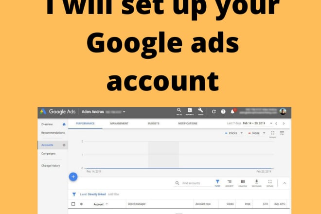 I will set up and manage your google ads account