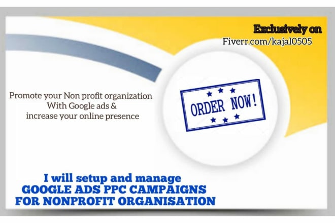 I will set up google ad grant PPC campaigns for nonprofit