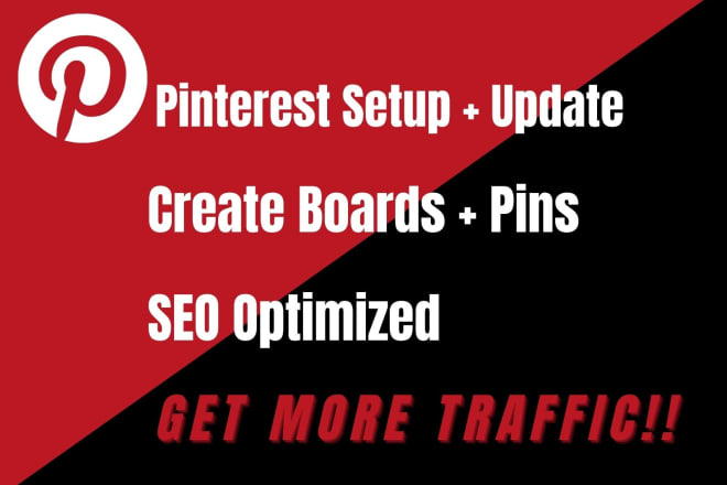 I will set up or update your pinterest account and SEO optimize boards with pins