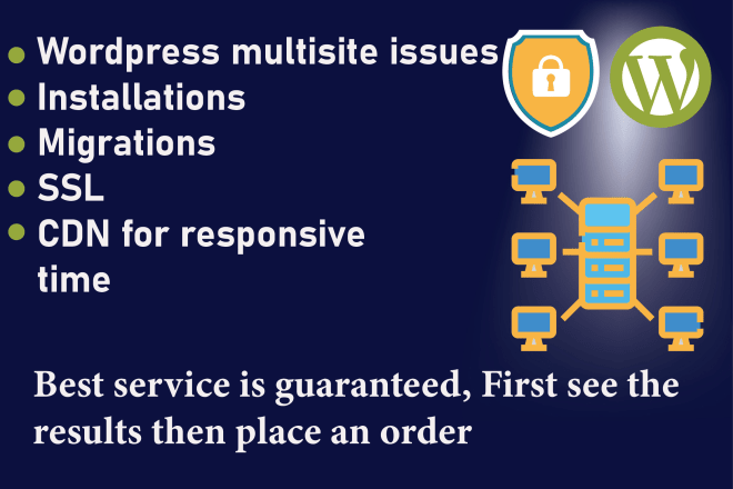 I will setup and fix multisite wordpress with ssl and CDN