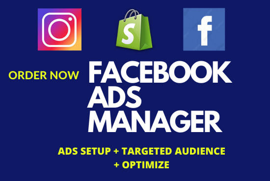 I will setup and manage shopify facebook ads