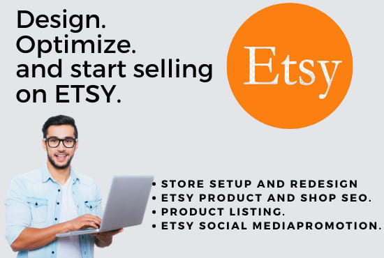 I will setup etsy shop or store,etsy promotion or etsy product listing seo description,