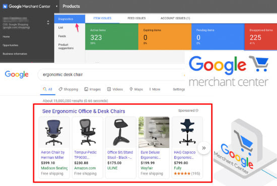 I will setup google merchant center shopping feed optimization