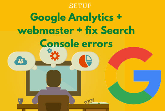 I will setup google webmaster and fix search console errors