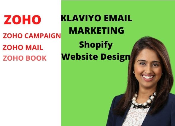 I will setup klaviyo email marketing, zoho campaign for shopify website design