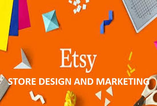 I will setup your etsy store and optimize it to up your sales, etsy store marketing