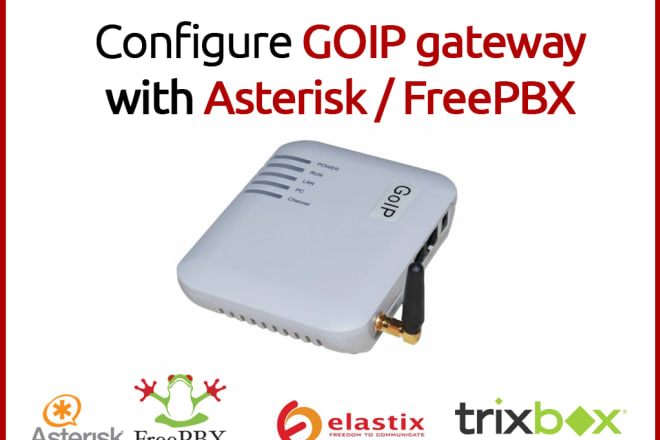 I will setup your goip gateway with asterisk or freepbx